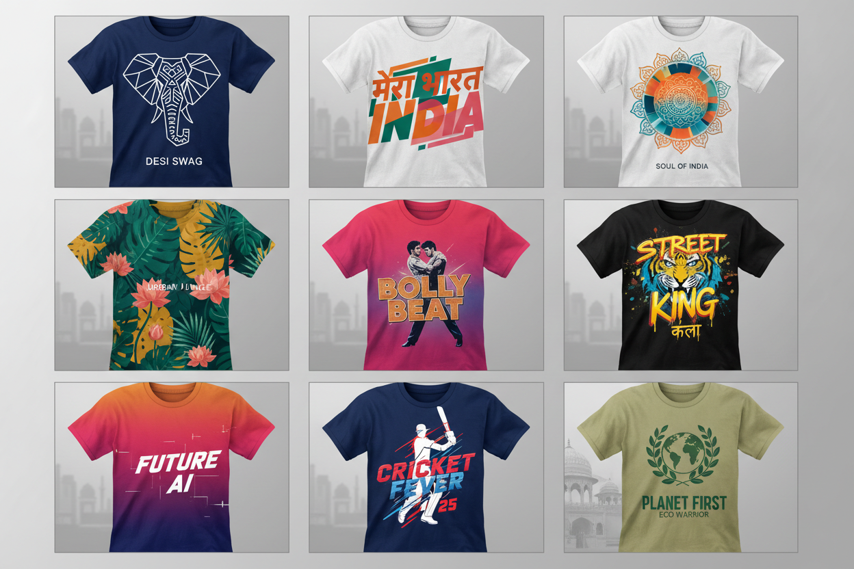 Top 50 Trending T-Shirt Designs in India 2025
