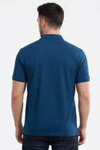 Premium Teal Blue Polo T-Shirt - Vasthr