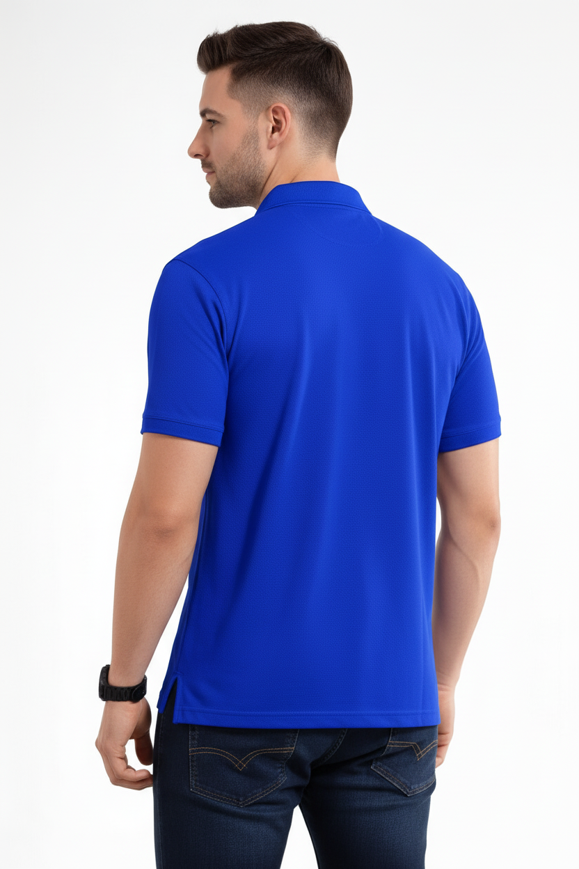 Royal Essential Premium Pique Polo T-Shirt – Royal Blue - Vasthr