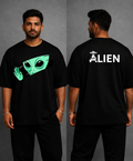 ALIEN Oversized T-Shirt – Black Edition by Vasthr