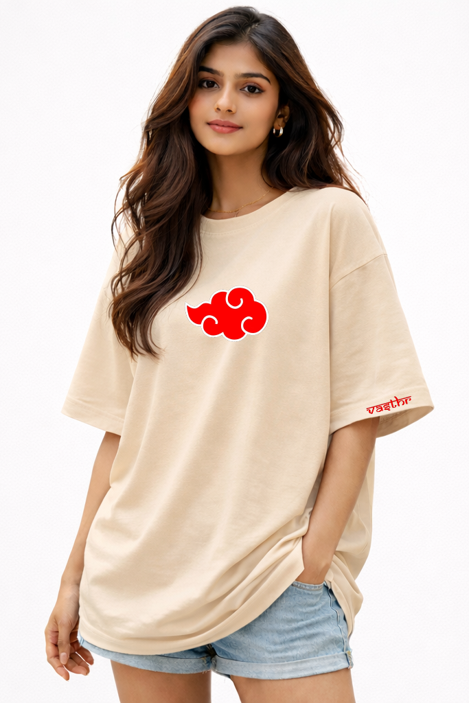 Vasthr Akatsuki Oversized T-Shirt – Beige Edition