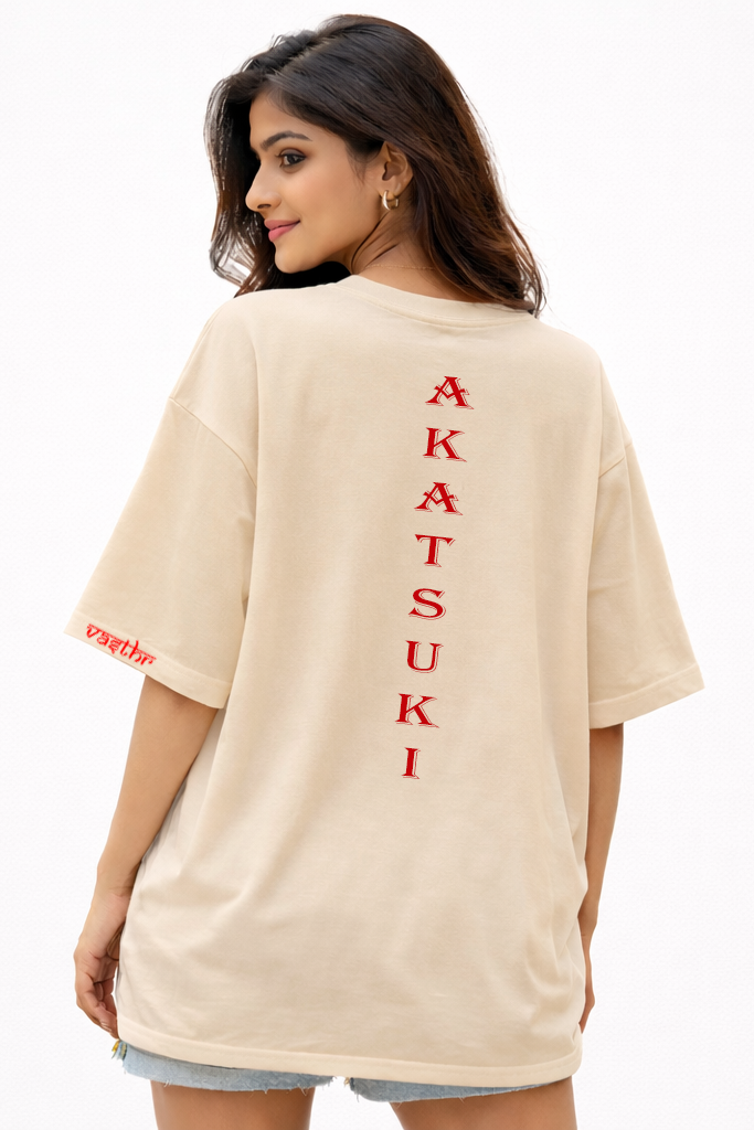 Vasthr Akatsuki Oversized T-Shirt – Beige Edition