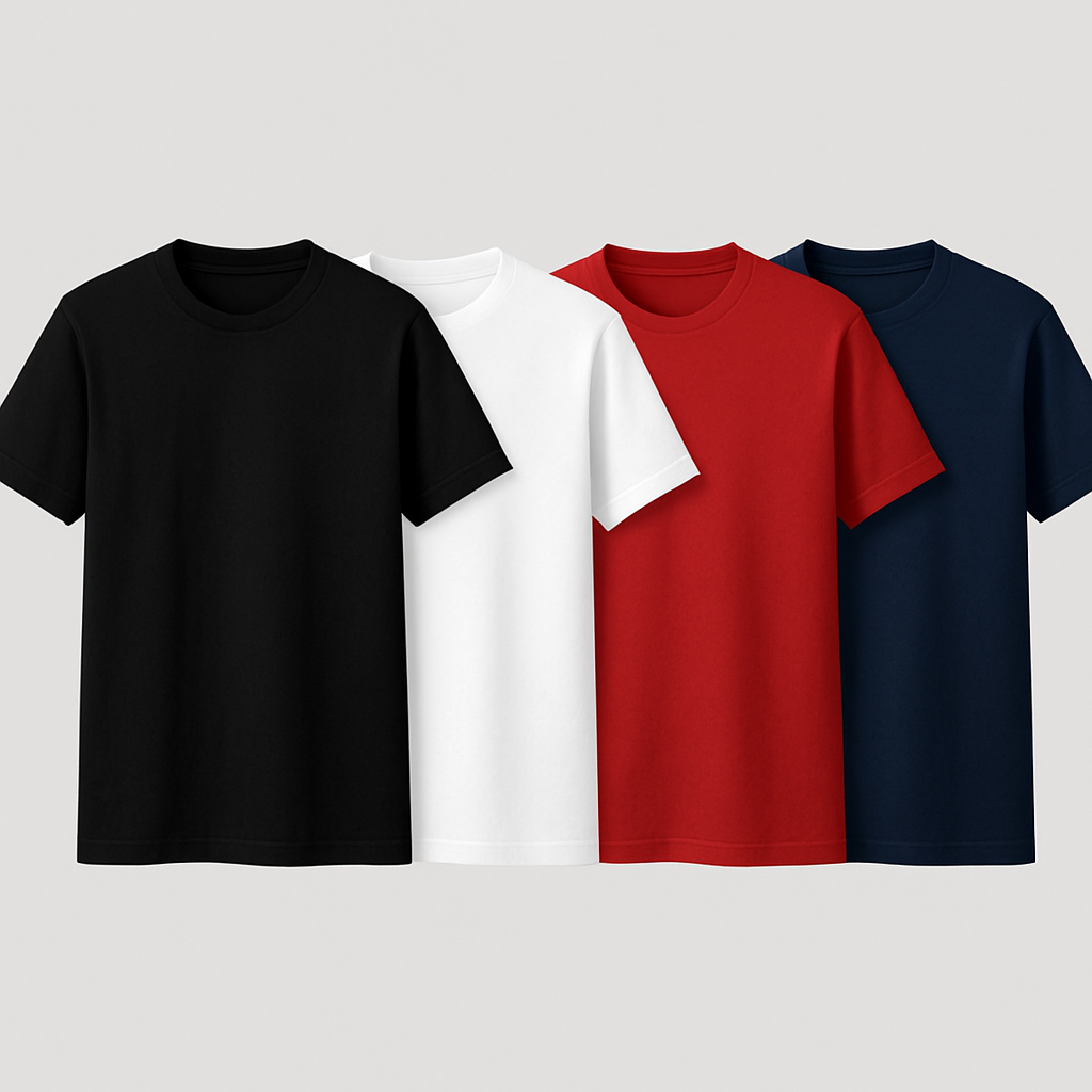 Platinum Unisex Round Neck