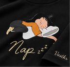 Nap Cropped T-Shirt – Black - Vasthr