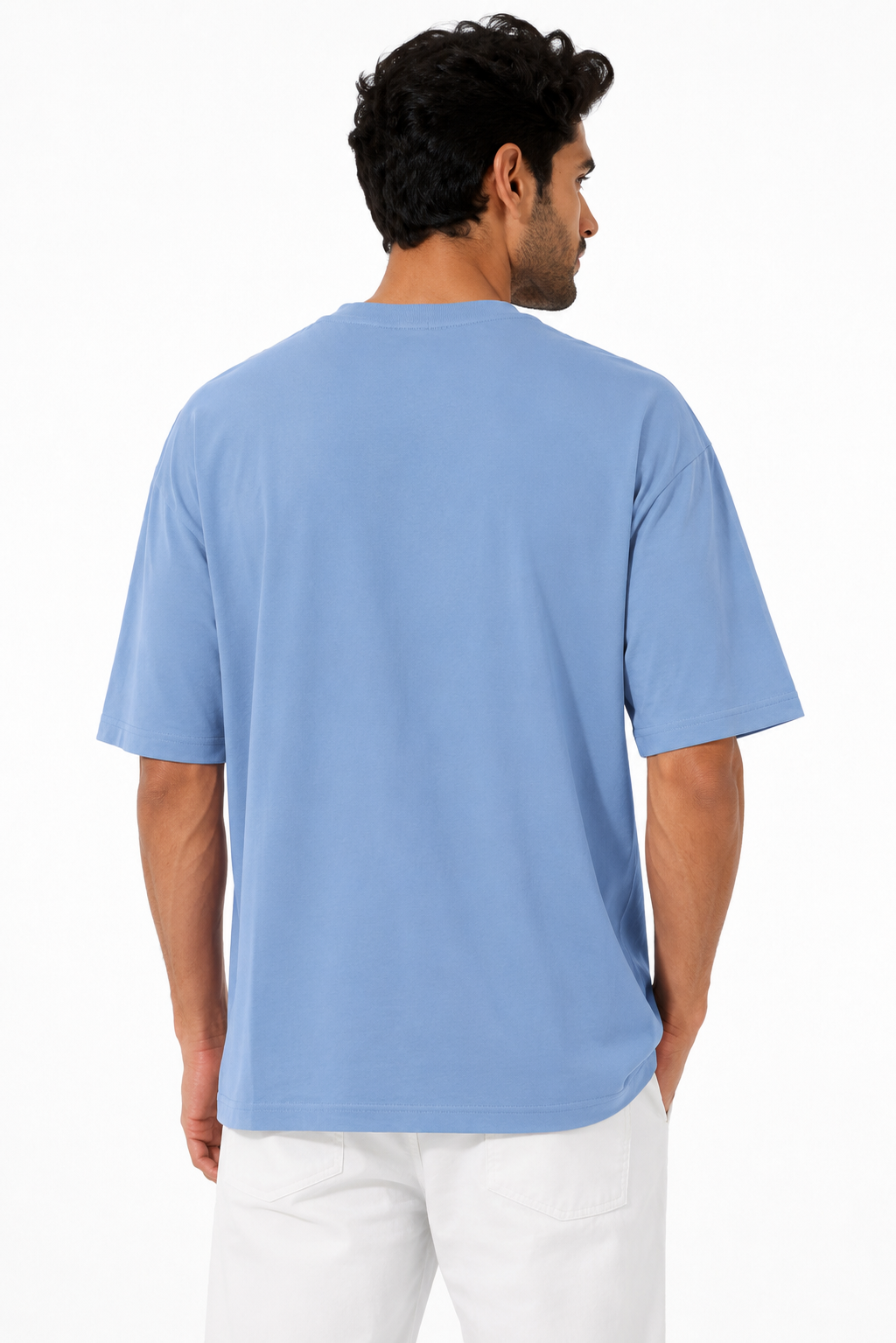 Vasthr “VERIFIED IDIOT” Oversized T-Shirt (Sky Blue)