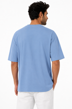 Vasthr “VERIFIED IDIOT” Oversized T-Shirt (Sky Blue)