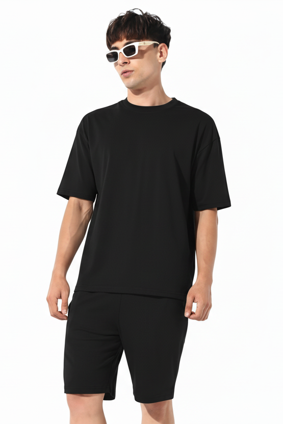 Jet Black Premium Co-Ord Set by Vasthr