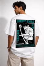 Cursed Child – Yuta Okkotsu Anime Oversized T-Shirt by Vasthr