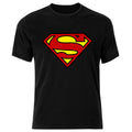 Vasthr x DC Superman Classic Logo Black Platinum T-Shirt
