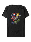 Vasthr x Marvel - Marvel Classic Avengers Action Platinum Tshirt