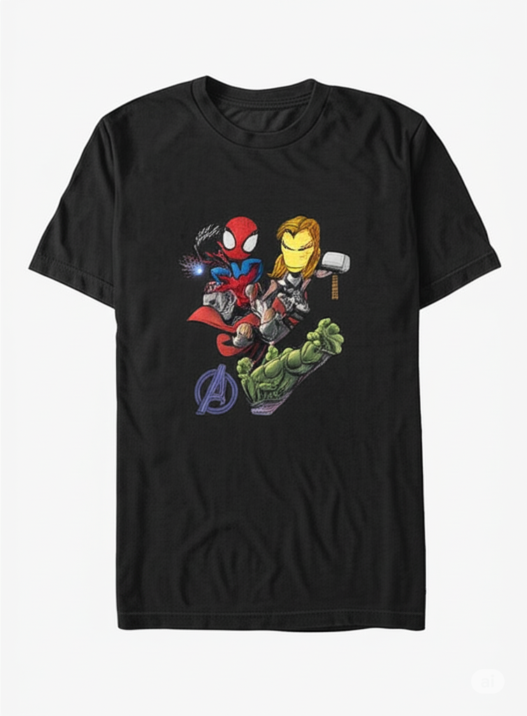 Vasthr x Marvel Marvel Classic Avengers Action Tee