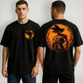 GOKU Oversized Graphic Unisex T-Shirt – Black Anime Streetwear by Vasthr