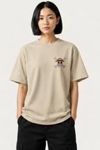 Vasthr “King of Pirates” Luffy Oversized T-Shirt (Vintage Beige)