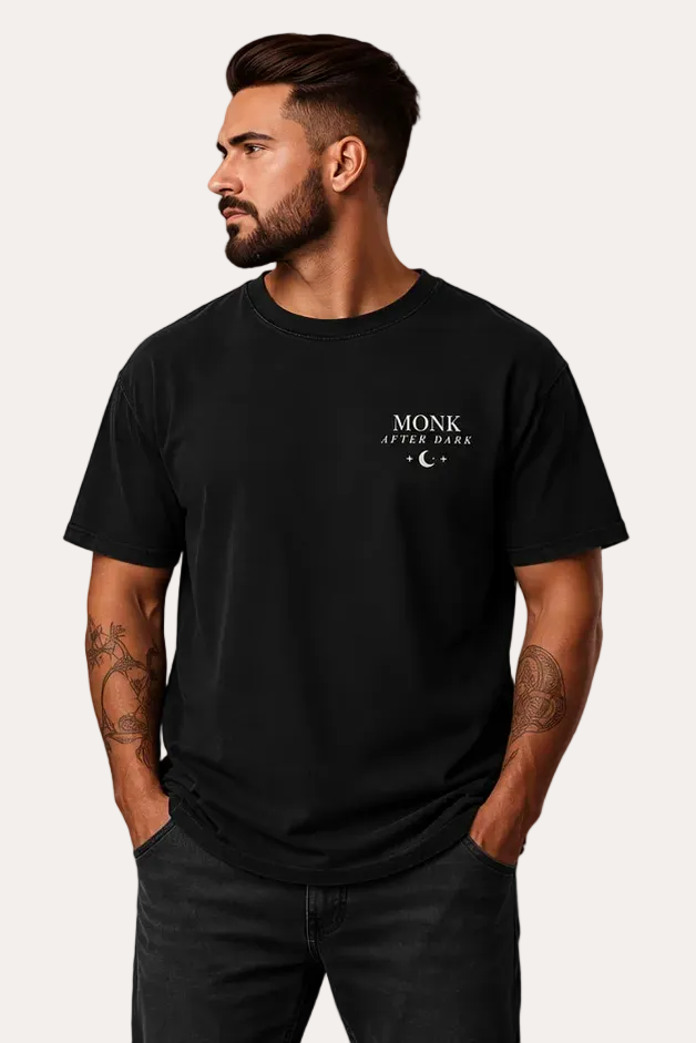 Vasthr “AFTER DARK – Things Get Interesting” Oversized T-Shirt (Black)