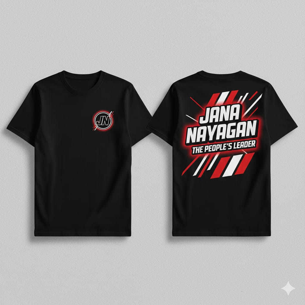 Vasthr Statement Tee – “Jana Nayagan” Edition just for our Thalapathy Vijay Fans