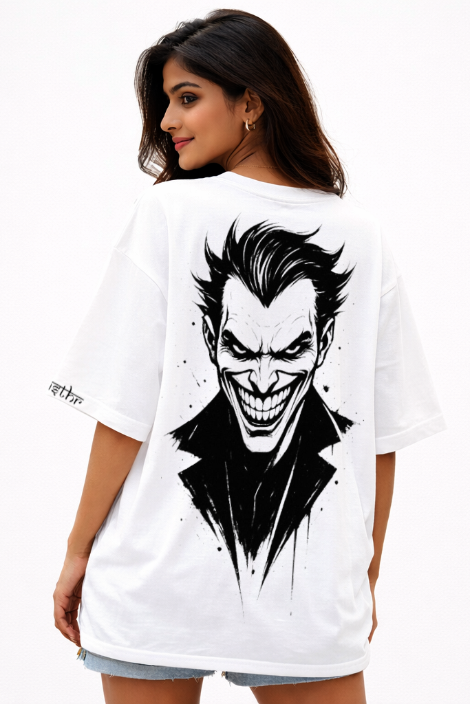 Vasthr Why So Serious Oversized T-Shirt – Chaos Smile Edition