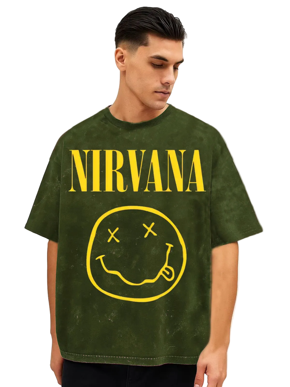 Nirvana Graphic T-Shirt for Men – Iconic Streetwear Edition by Vasthr