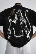 Ram Aura Oversized T-Shirt – Black by Vasthr