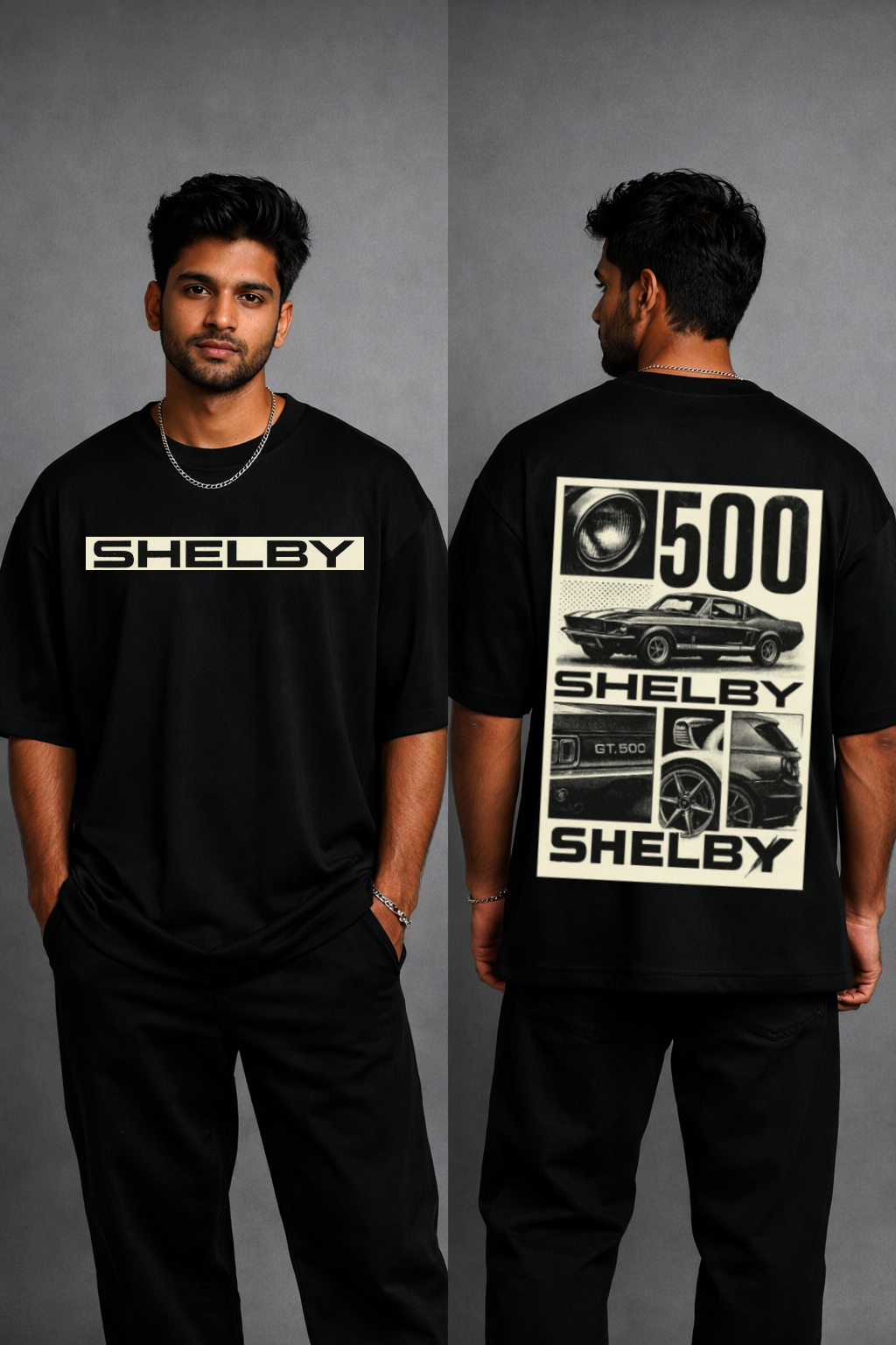 Vasthr Shelby 500 Oversized T-Shirt – Muscle Legacy Edition
