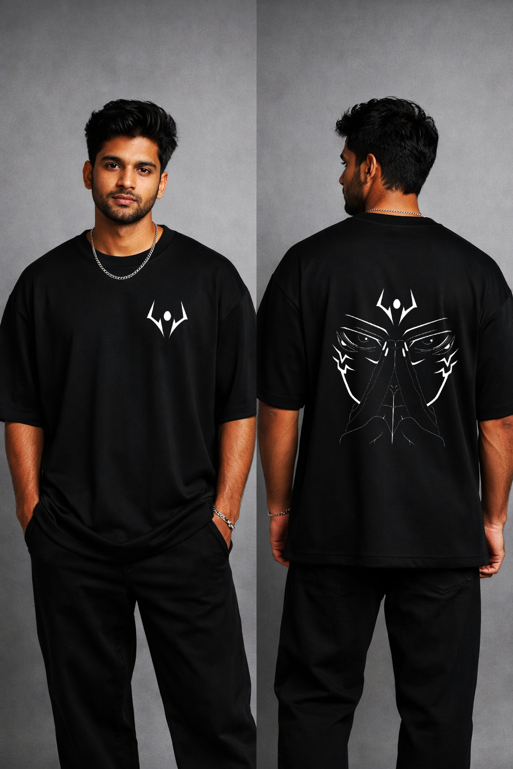 Silent Curse Sukuna Oversized T-Shirt by Vasthr