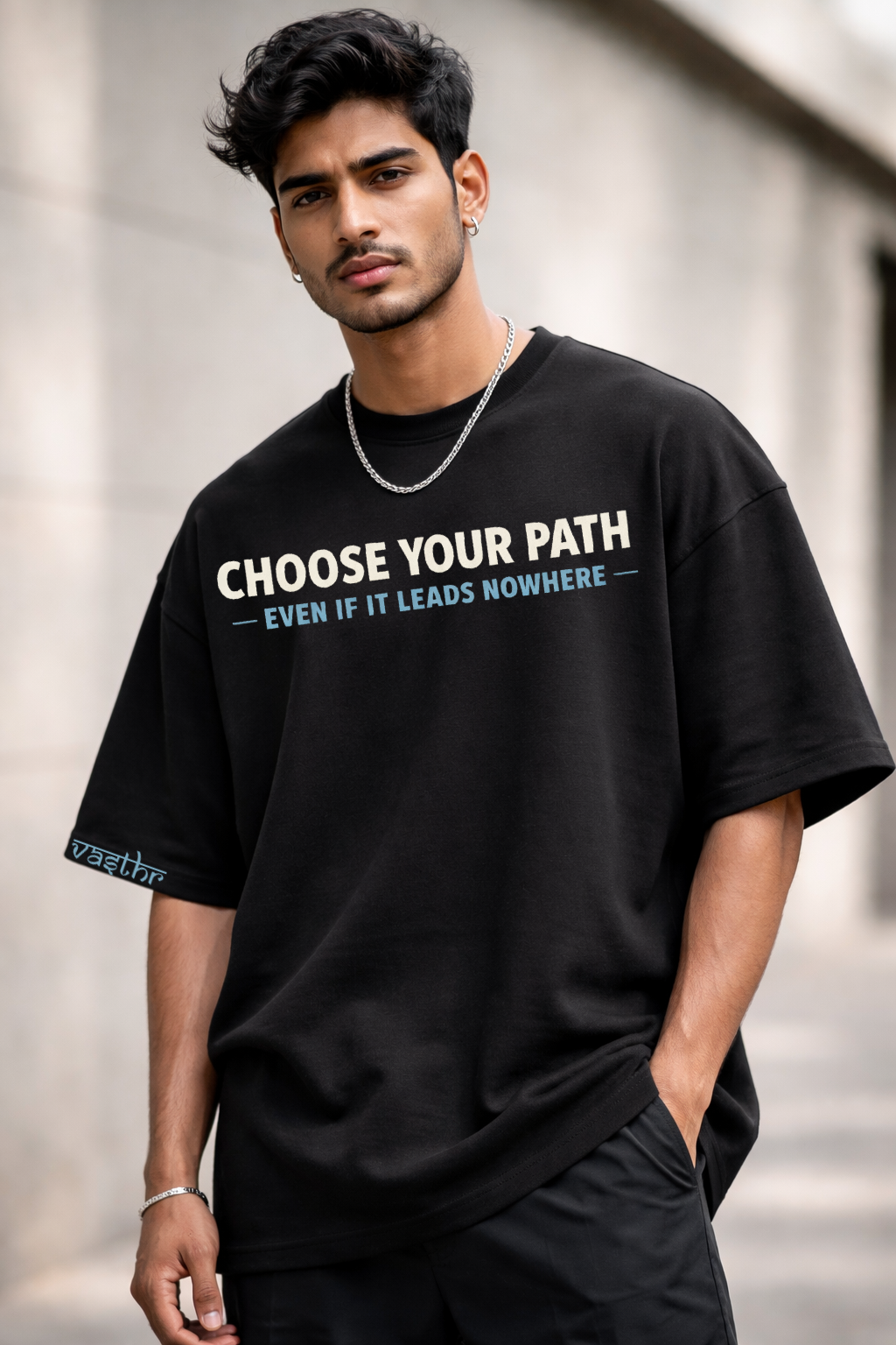 Vasthr “The Penguin” Oversized T-Shirt – Rebel Streetwear Edition