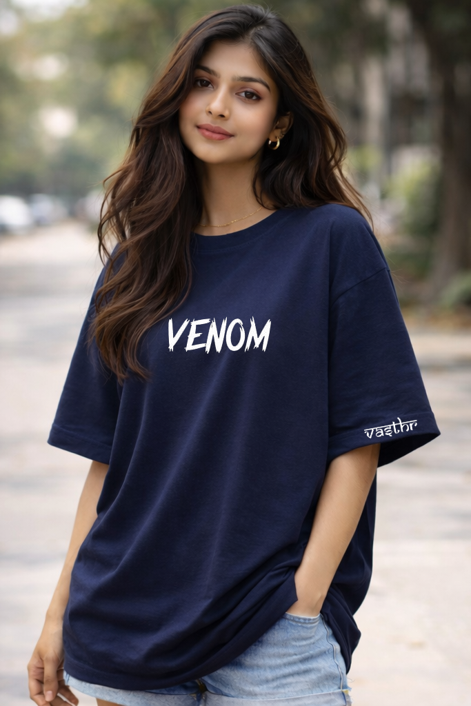 Vasthr VENOM Oversized T-Shirt – Dark Instinct Edition