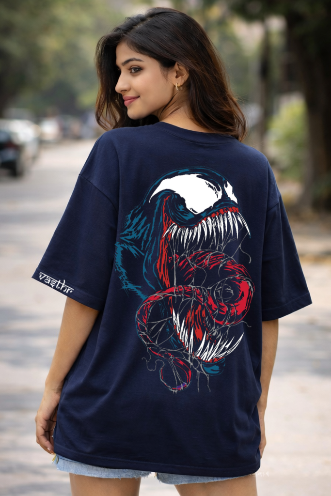 Vasthr VENOM Oversized T-Shirt – Dark Instinct Edition