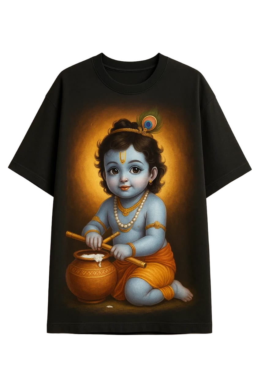 Vasthr x Divine Baby Krishna Oversized T-Shirt