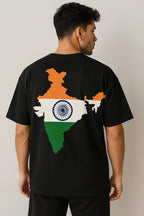 Vasthr x Patriotic India Map Oversized T-Shirt