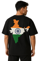 Vasthr x Patriotic India Map Oversized T-Shirt