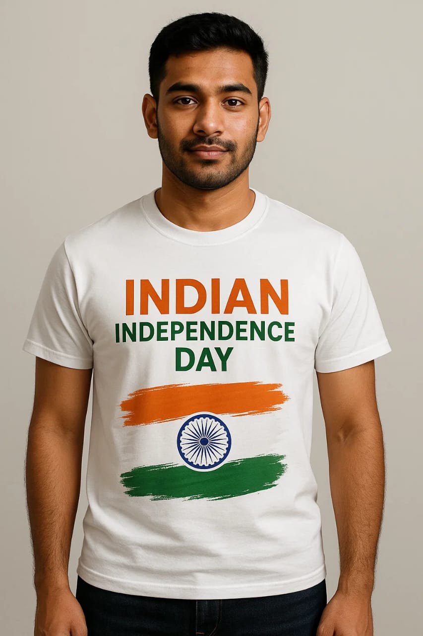 Vasthr x Indian Independence Day White T-Shirt