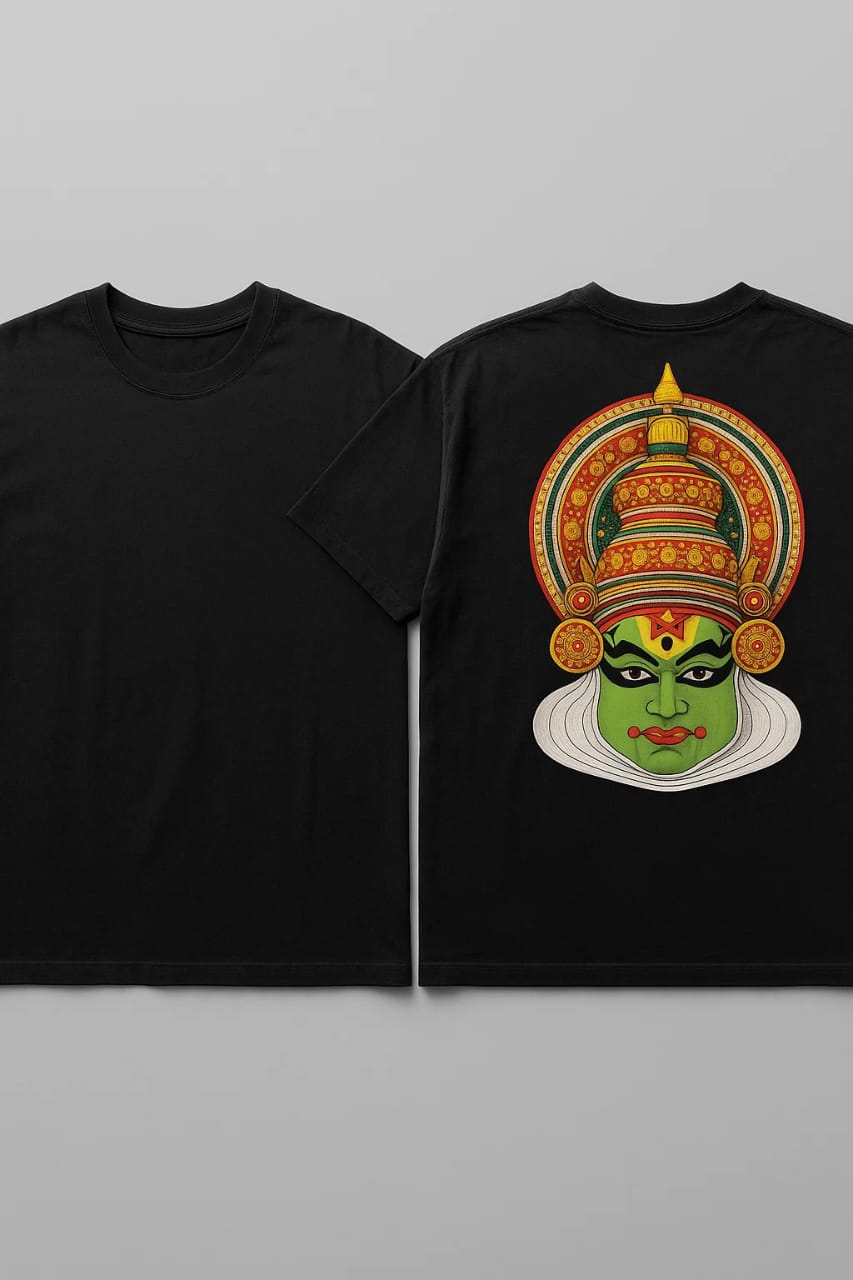 Vasthr x  Kerala's Legacy: Kathakali Oversized T-Shirt