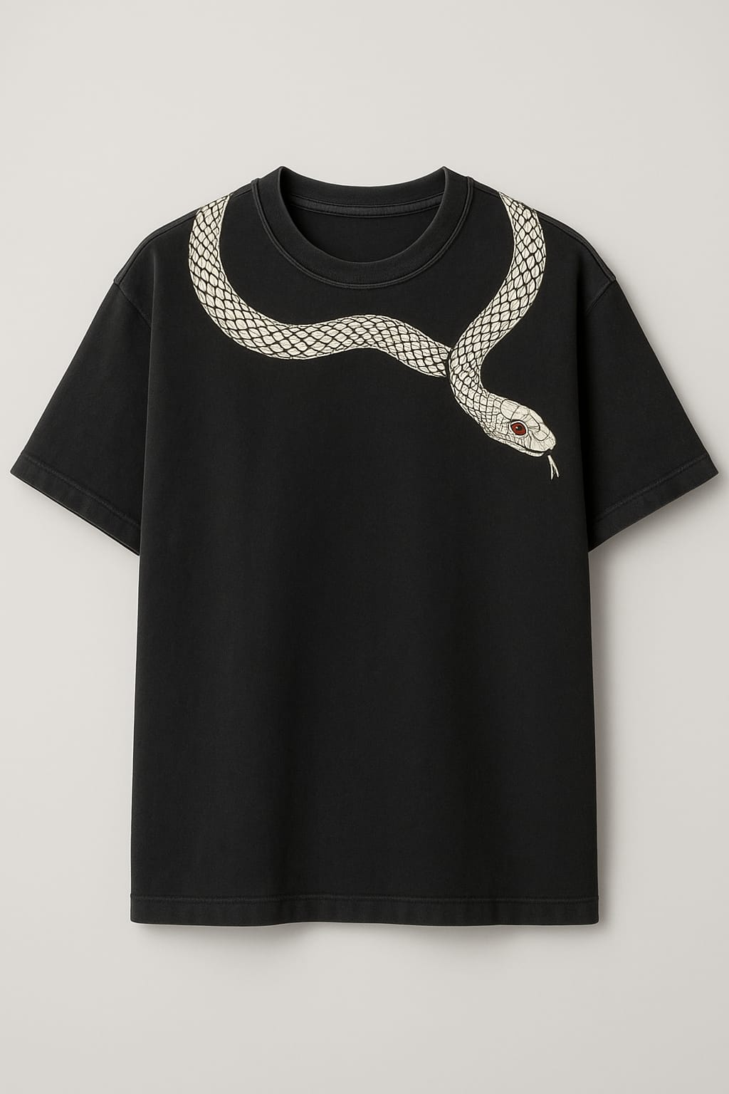 Vasthr x Serpent's Embrace: Graphic Print Oversize T-Shirt