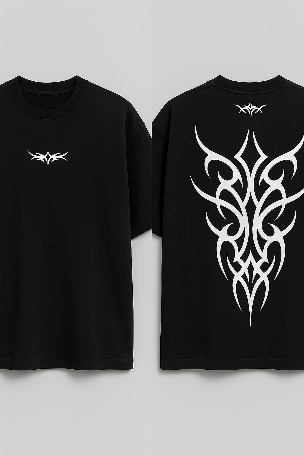 Vasthr x  Urban Edge: Tribal Graphic Oversize T-Shirt