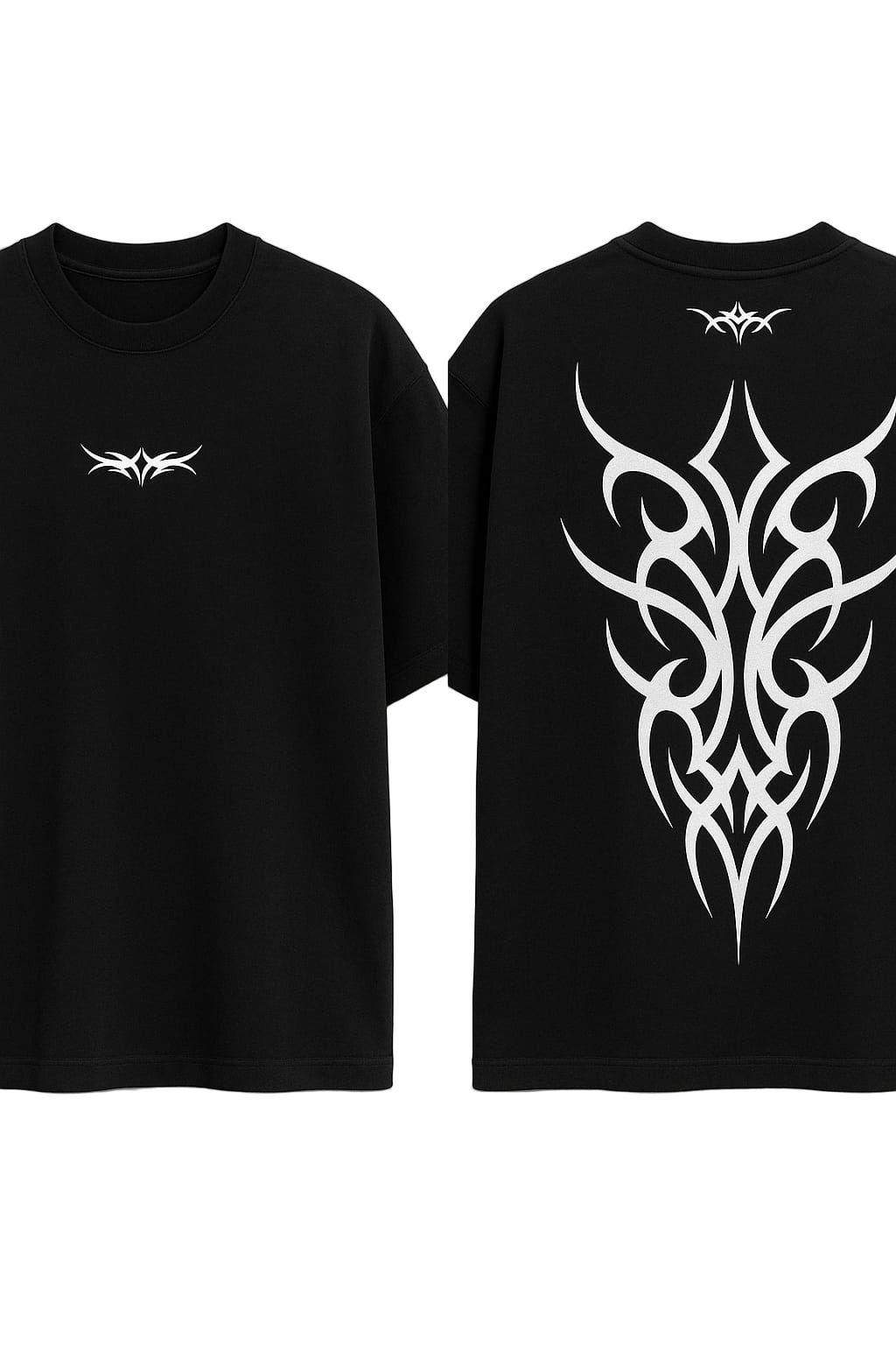 Vasthr x  Urban Edge: Tribal Graphic Oversize T-Shirt