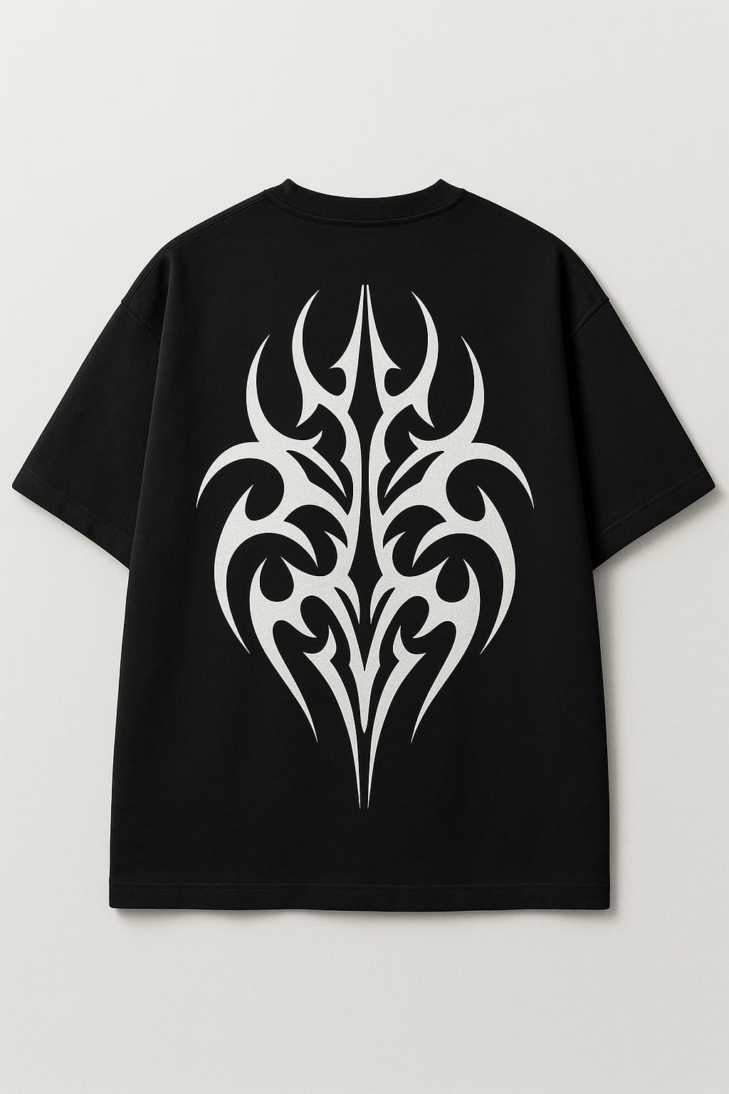 Vasthr x  Tribal Flare: Back Graphic Oversize T-Shirt