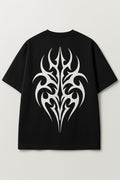Vasthr x  Tribal Flare: Back Graphic Oversize T-Shirt