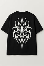 Vasthr x  Tribal Flare: Back Graphic Oversize T-Shirt
