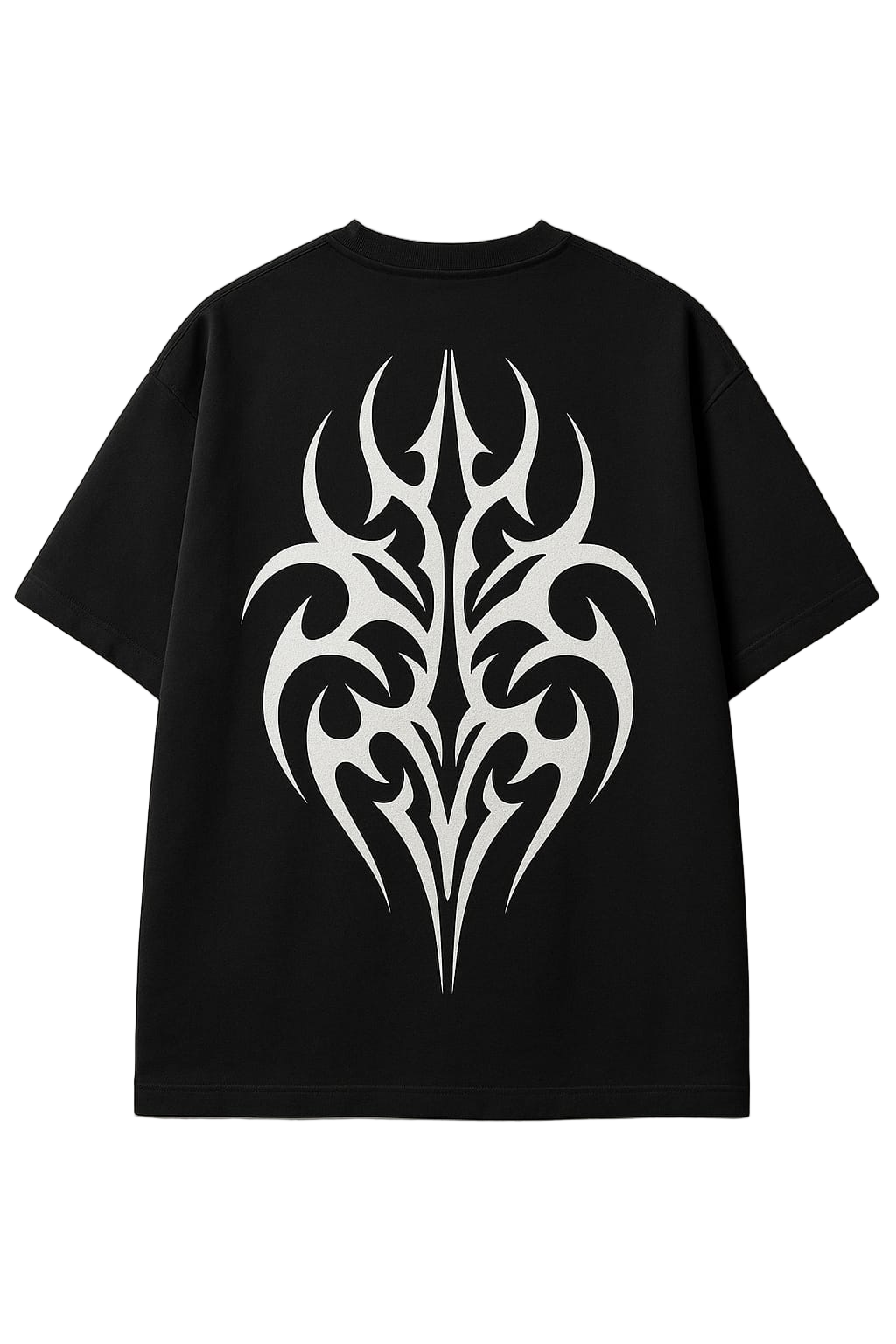 Vasthr x  Tribal Flare: Back Graphic Oversize T-Shirt