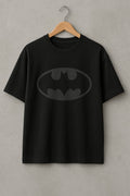 Vasthr x  Stealth Mode: Minimalist Batman Oversize T-Shirt