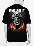 Vasthr "Mentality" Oversized Black T-Shirt – Fearless Streetwear Style