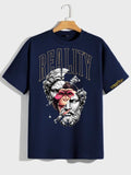 Vasthr x  Breaking Reality: Abstract Graphic Oversize T-Shirt