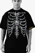 Vasthr x  Gothic Ribcage Oversize T-Shirt