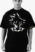 Vasthr x  Goku Shadow T-shirt - The Legend in Outline