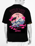 Tokyo Wave Oversize T-Shirt by Vasthr
