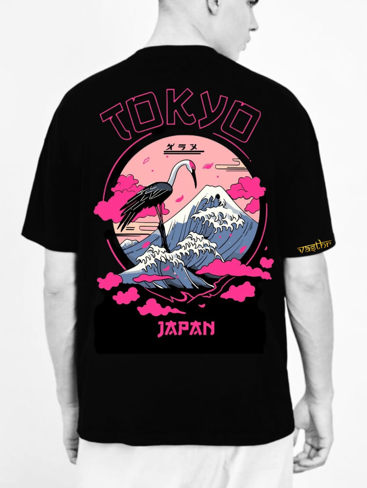 Tokyo Wave Oversize T-Shirt by Vasthr