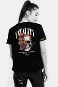 Vasthr x Fatality Flame Skull T-Shirt