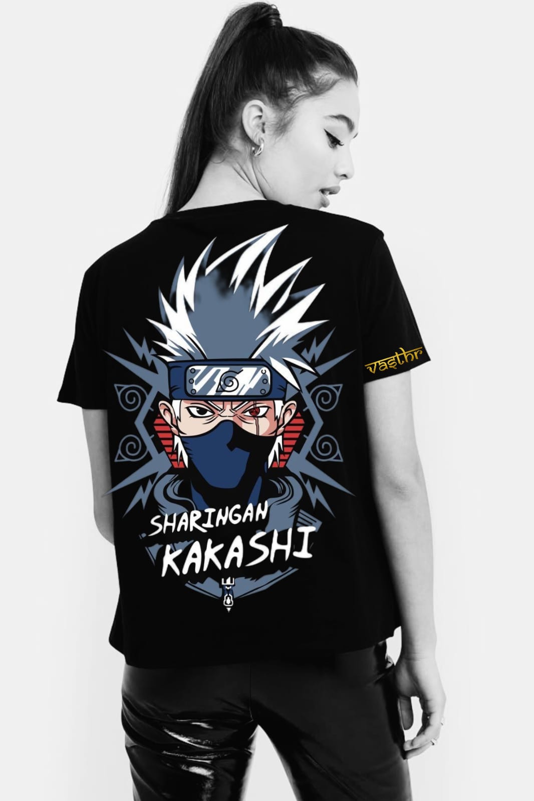 Vasthr x Womens Sharingan Kakashi T-shirt
