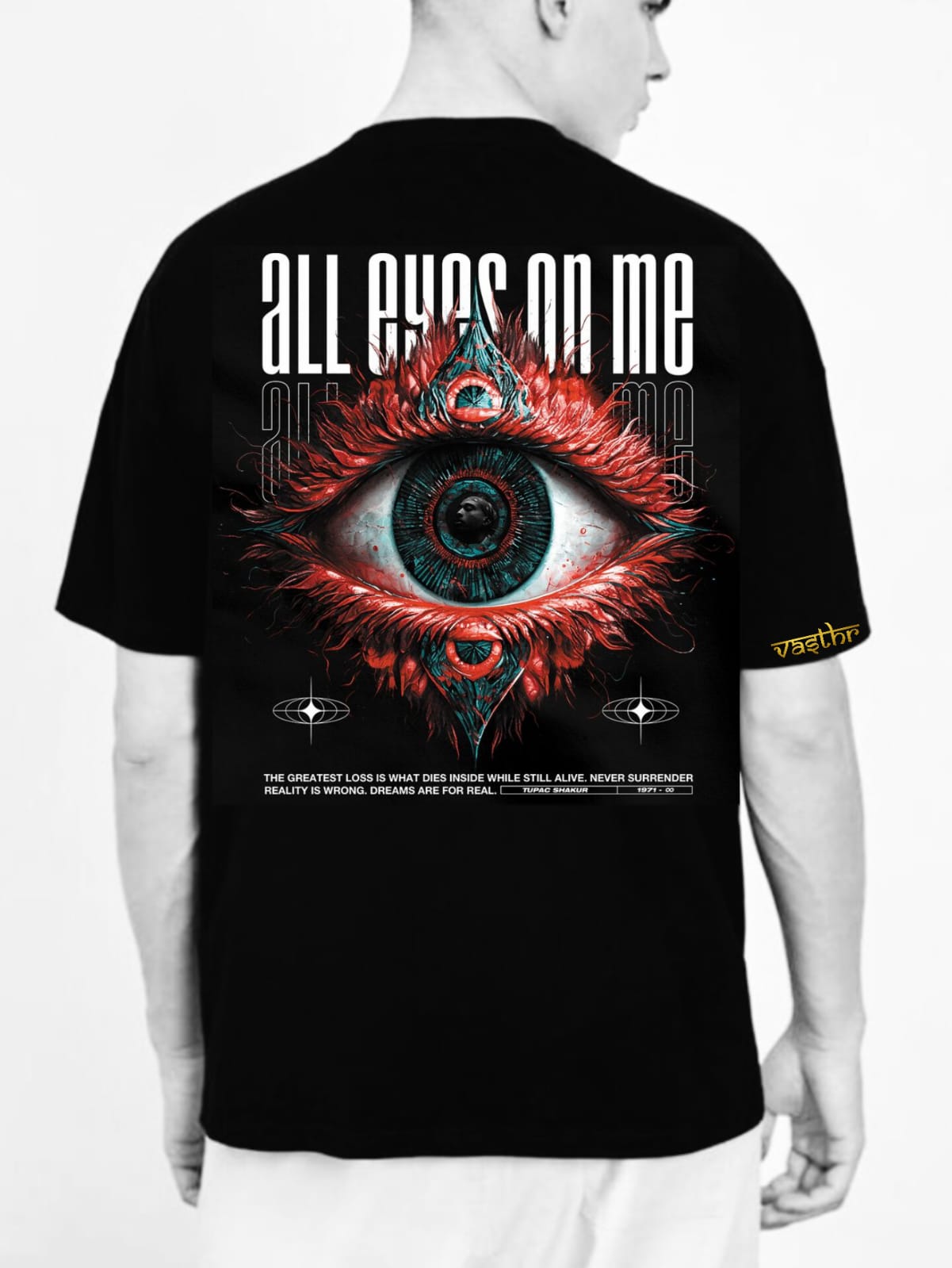 Vasthr x All Eyes On Me Oversized T-Shirt