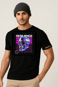 Vasthr x Resilience Neon Skull Graphic T-Shirt – Black